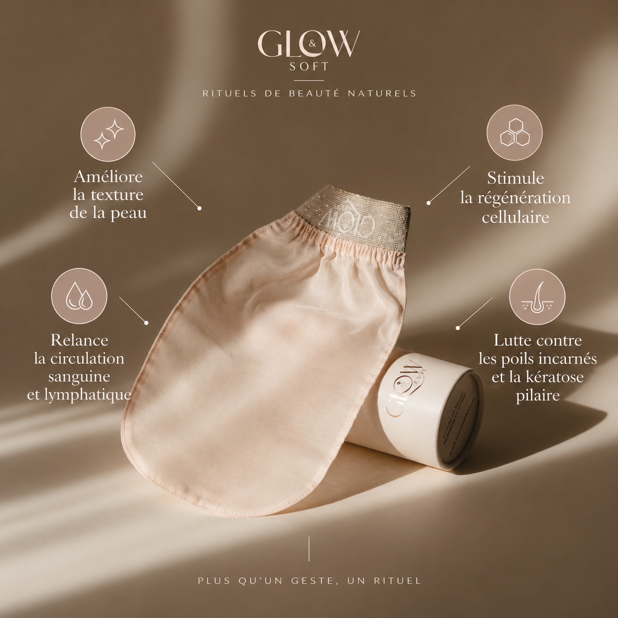 Gant Exfoliant en Soie corps – Image 2